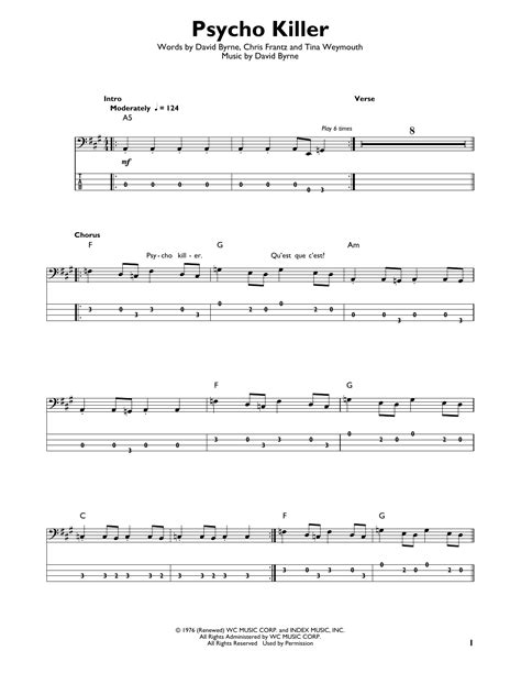 Talking Heads Chords & Tabs for Guitar, Ukulele, Bass, Drums at ...